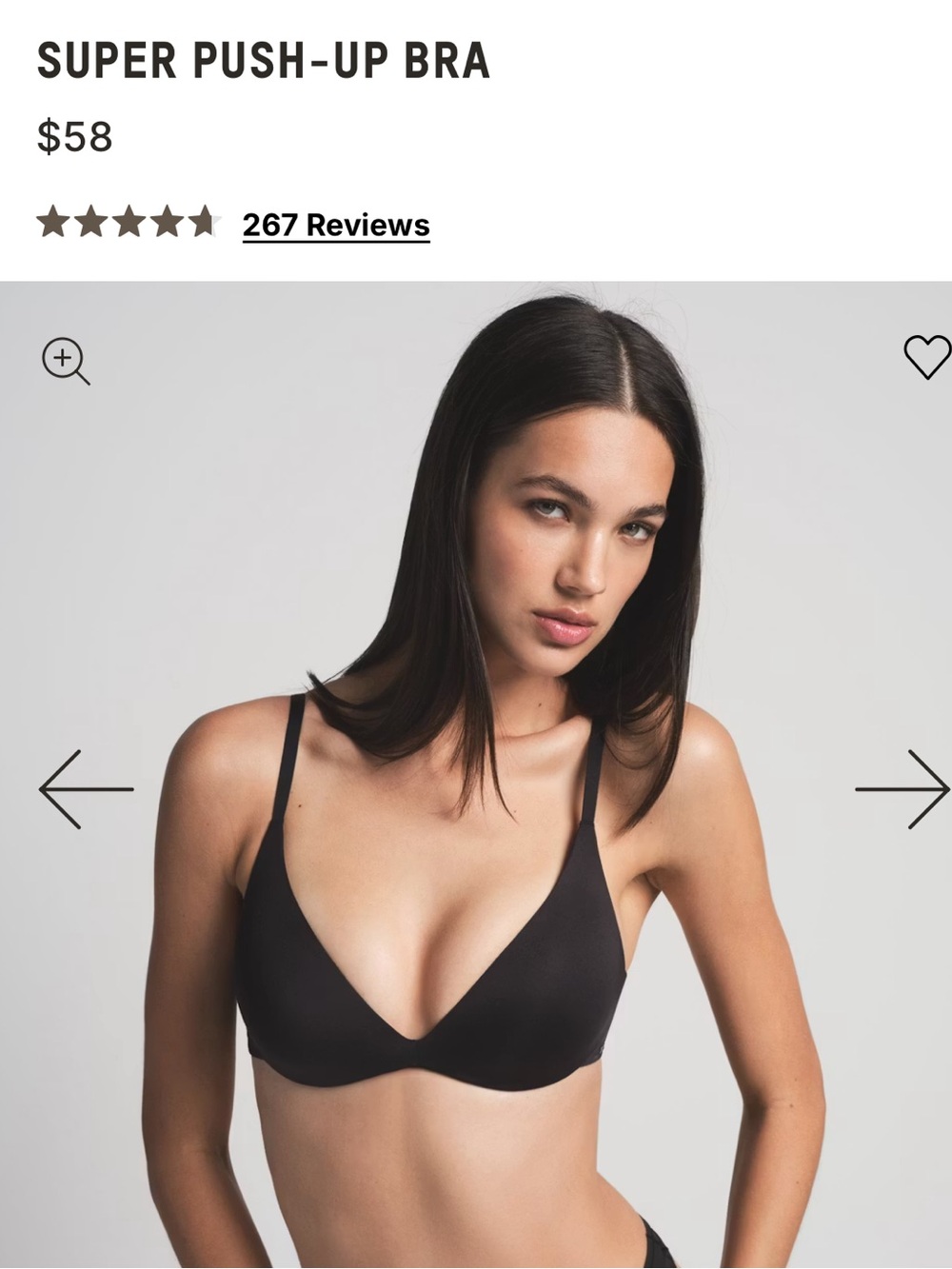 Wireless form super push up bra skims